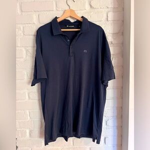 Navy blue Travis Mathew golf polo